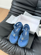 CC 25S Slingback Sandal Blue Denim