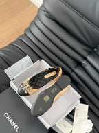 CC Ballet Flats In Beige Lambskin 143530