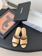 CC 25 Mules Beige Sheepskin Leather 305261