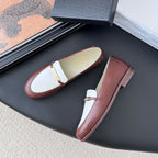 CC 25K   Finition Main Loafers Reddish Brown White Calfskin 458643
