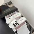 CC 26K Cambon Slippers White Lambskin 670824