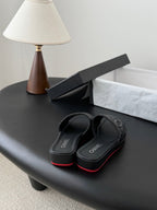 CC 26K Cambon Slippers Full Black Lambskin 670825