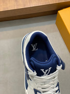 LV TRAINER  BLUE WHITE SNEAKER