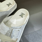 LV DAD SANDAL WHITE DAMIER CALFSKIN