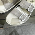 LV DAD SANDAL GREY MONOGRAM CALFSKIN