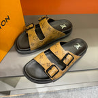 LV DAD SANDAL COPPER BROWN MONOGRAM CALFSKIN