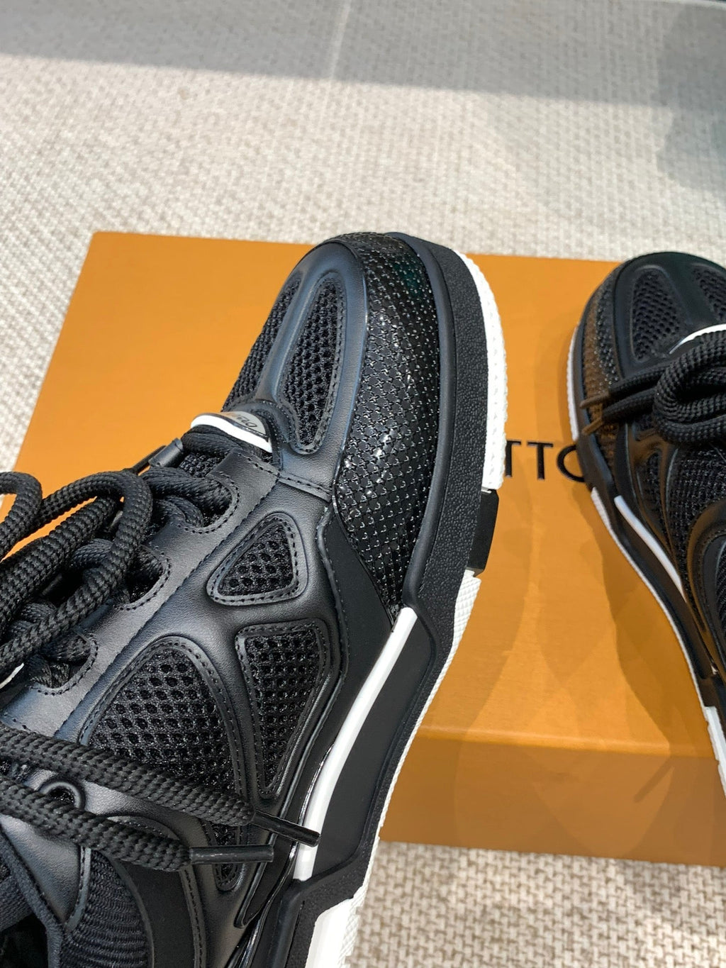 LV Skate Sneaker Black Cowhide