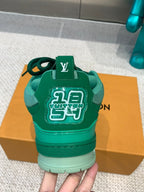 LV Skate Sneaker Green Cowhide