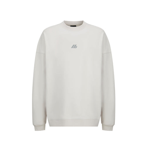 Balenciaga 25 Crew Neck Sweatshirt White Cotton 0004