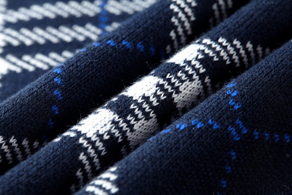Bur 25 Sweater Navy Blue Wool