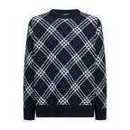 Bur 25 Sweater Navy Blue Wool
