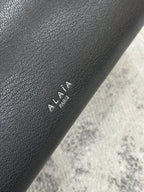 LE TECKEL SMALL BAG 27 IN BLACK GOATSKIN
