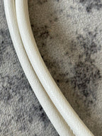 LE TECKEL MEDIUM BAG 32 IN WHITE GOATSKIN