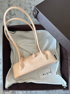LE TECKEL SMALL BAG 27 IN BISQUE GOATSKIN