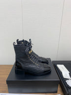 CC Short Boots Black Cowhided