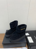 CC Ankle Boots Black Suede