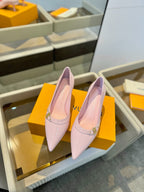 6AM 5.5cm Pink Patent Leather Pumps 241208