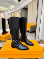 LV 25 Martin Boots 30 Black Calfskin 573885