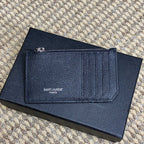YSL Zip Card Case Cowhide