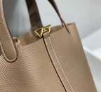 picotin lock etoupe togo leather gold hardware