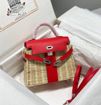 HM Kelly 20 Picnic Kelly Red Bamboo And Rattan