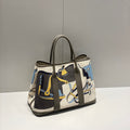 HM Garden Party 36 Multicolor Canvas and Negonda Calfskin 243389