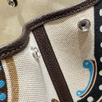 HM Garden Party 36 Multicolor Canvas and Negonda Calfskin 243408