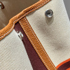 HM Garden Party 36 Multicolor Canvas and Negonda Calfskin 243400