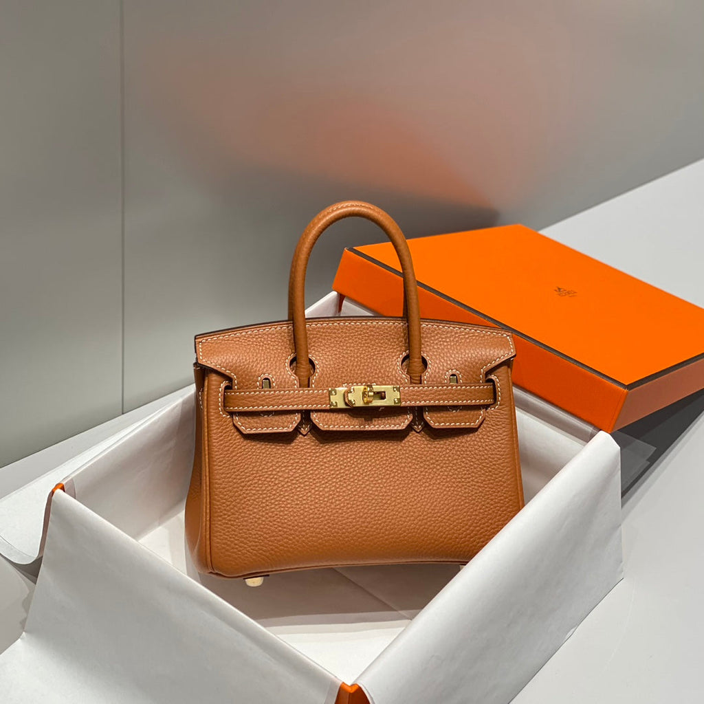 HM Birkin 20cm Gold Togo Leather Gold Hardware