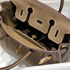 HM Birkin 20cm Etoupe Togo Leather Gold Hardware
