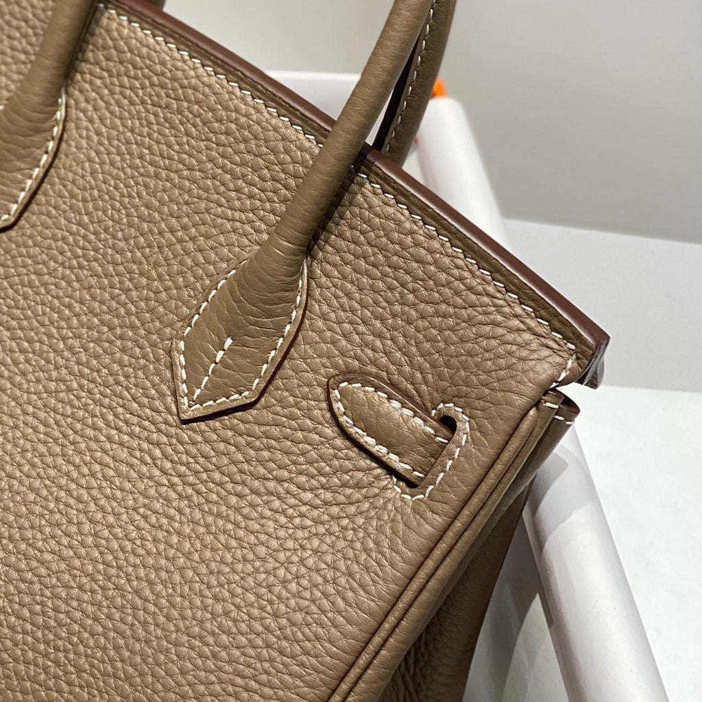 HM Birkin 20cm Etoupe Togo Leather Gold Hardware