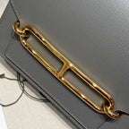 HM SAC ROULIS 18 GRAY EVERCOLOR CALFSKIN 237578