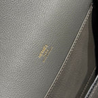 HM SAC ROULIS 18 GRAY EVERCOLOR CALFSKIN 237578