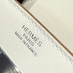 HM Birkin 30 Milkshake White Canvas with Swift Leather Silver Hardware 237310