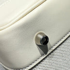 HM Birkin 30 Milkshake White Canvas with Swift Leather Silver Hardware 237310