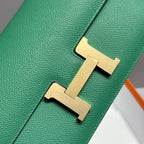 HM Constance Elan 24 Green Epsom Gold Hardware 237332