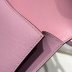 HM Constance Elan 24cm Bag Light Pink Epsom Leather Gold Hardware