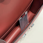 HM Constance Elan 24cm Bag Burgundy Epsom Leather Silver Hardware