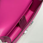 HM Constance Elan 24cm Bag Rose Tyrien Epsom Leather Silver Hardware