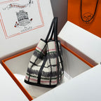 HM Garden Party 36 Multicolor Canvas and Negonda Calfskin 243186
