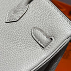 HM Birkin 35cm Pearl Grey Togo Leather Silver Hardware
