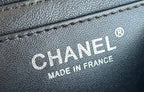 MINI FLAP BAG 20 IN LIGHT GRAY TWEED SILVER HARDWARE