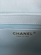 cc 24a nano 19cm kelly shopper bag cloud blue lambskin