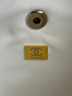 duma backpack 22cm white lambskin light gold hardware