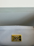 CC 23C Small Hobo Bag 21.5 Cloud Blue Lambskin Gold Hardware