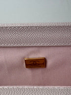 BOY BAG WITH GOLD HARDWARE MEDIUM 25 IN PINK NUDE CALFSKIN