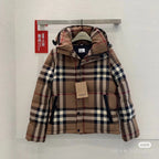 Bur 25 Down Jackets Brown Cotton 291393
