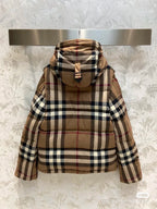 Bur 25 Down Jackets Brown Cotton 291393