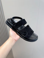 HM GENIUS SANDAL BLACK SUEDE