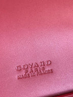 DUCHESSE MARIE-CAROLINE BAG 25 IN RED GOYARDINE CANVAS AND SMOOTH CALFSKIN